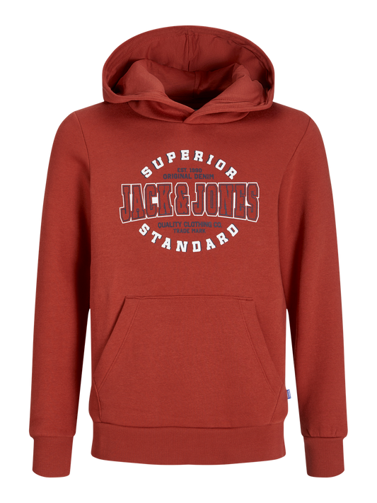 Sweat-shirt Jack&jones mini Jjelogo sweat hood 2 col 24/25 noos mni