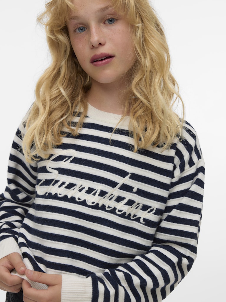 Pull-overs Vero moda girl Vmapple ls o-neck pullover boo girl