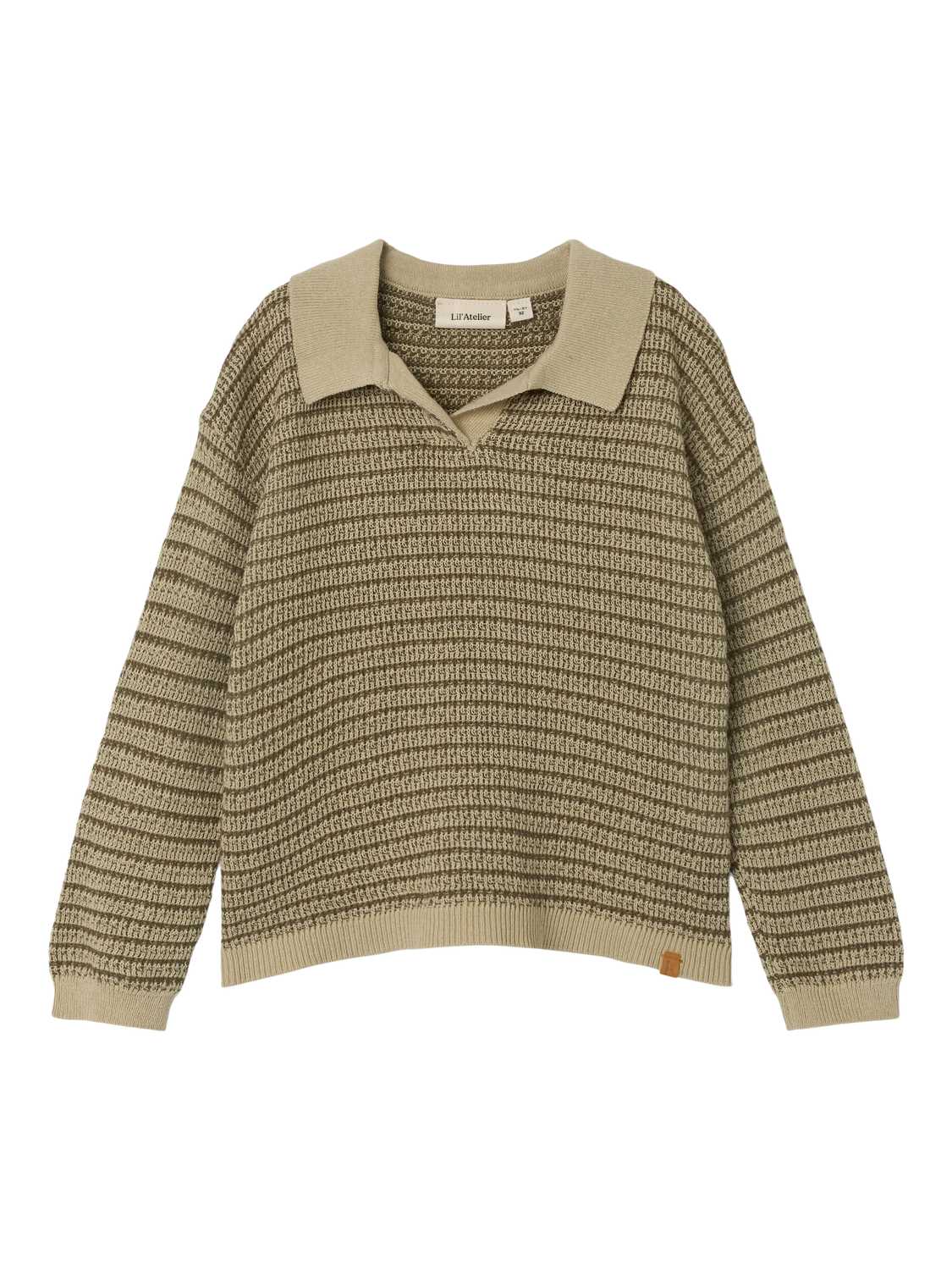 Polo en maille Lil' atelier mini Nmmbarker ls knit polo lil