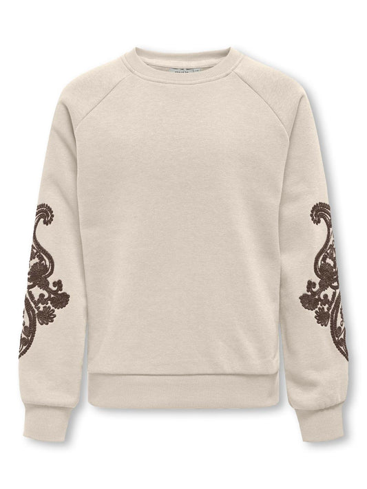 Sweat-shirt Kids only girl Kogeaston life l/s embroidery swt