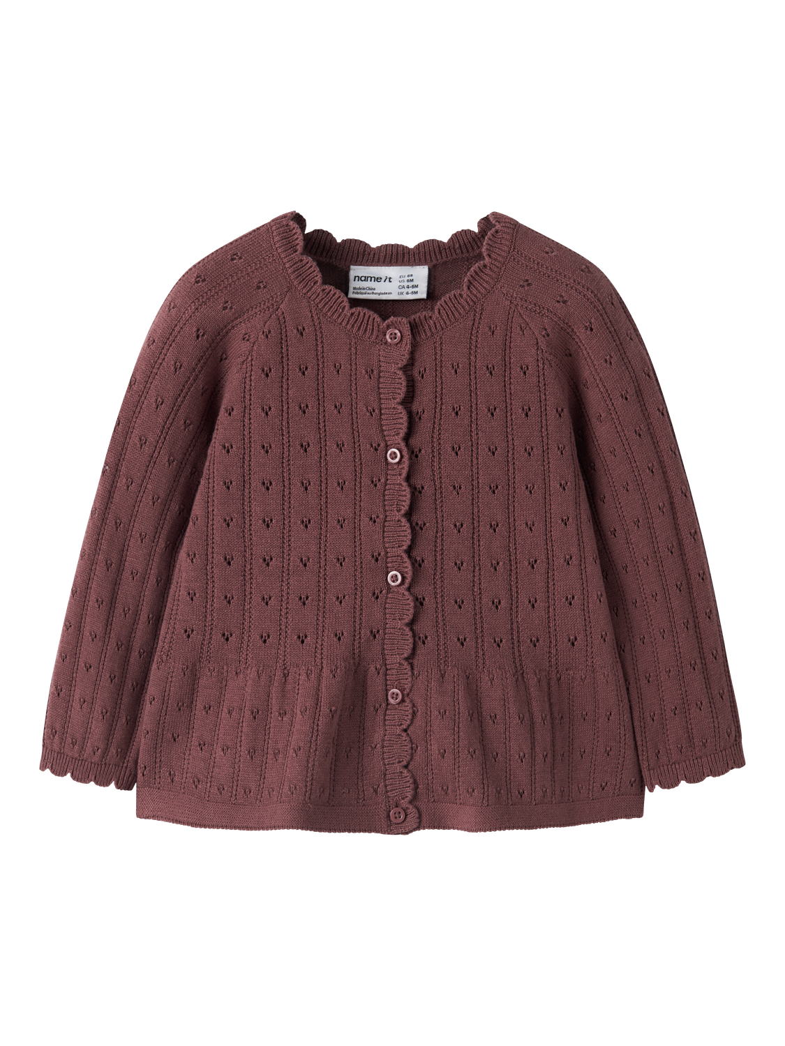 Cardigans en maille-Name it baby-NBFOXENIA LS KNIT CARD