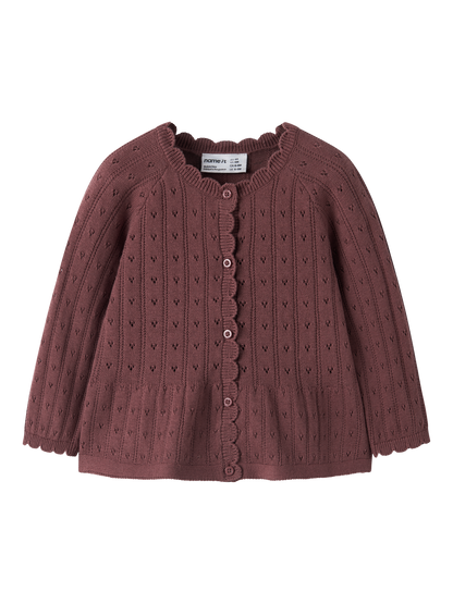 Cardigans en maille-Name it baby-NBFOXENIA LS KNIT CARD