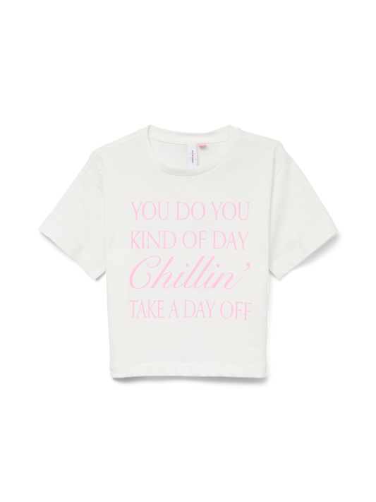 T-shirts Vero moda girl Vmkatrine ss cropped top box jrs girl