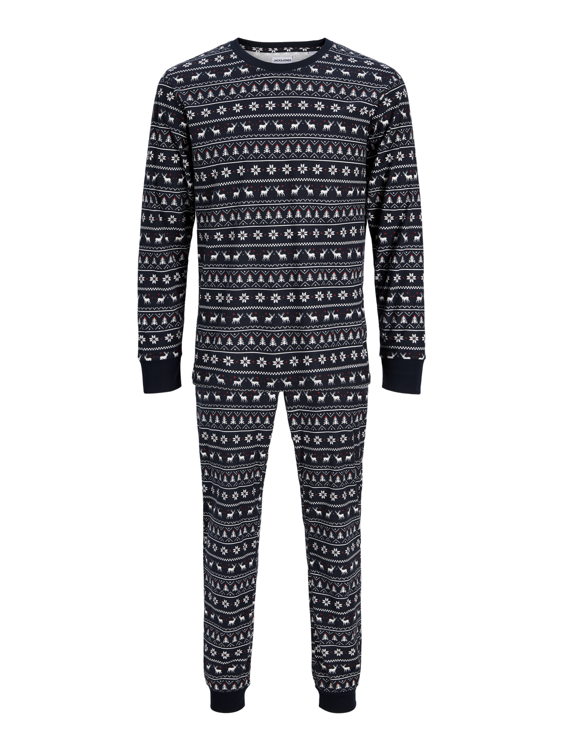 T-shirt-Jack&jones junior-JACTRISTAN PRINTED LOUNGE SET W JNR