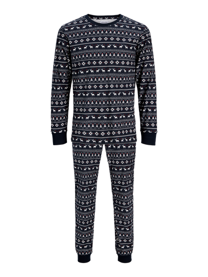 T-shirt-Jack&jones junior-JACTRISTAN PRINTED LOUNGE SET W JNR