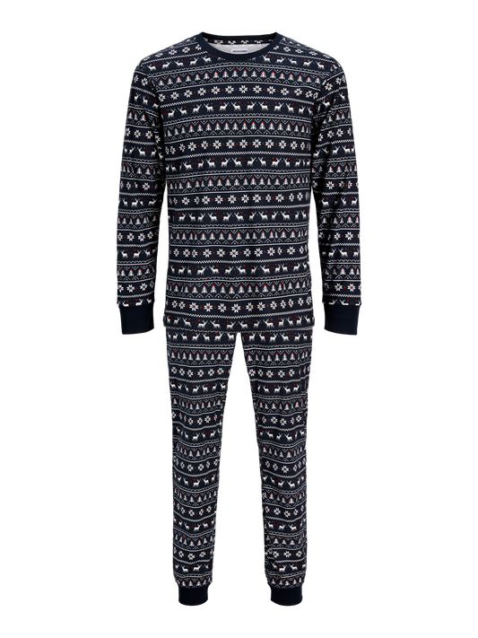 T-shirt-Jack&jones junior-JACTRISTAN PRINTED LOUNGE SET W JNR