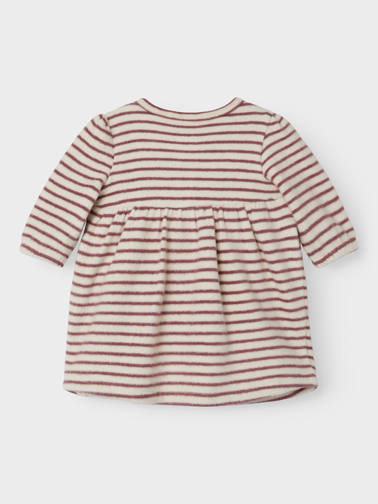 Robe midi Lil' atelier baby Nbfthoro ls body dress stripe lil