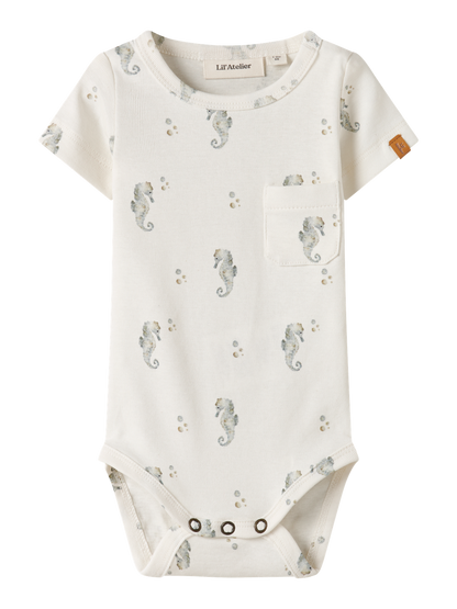 Body bébé garçon Lil' Atelier - Gayo Lait de coco