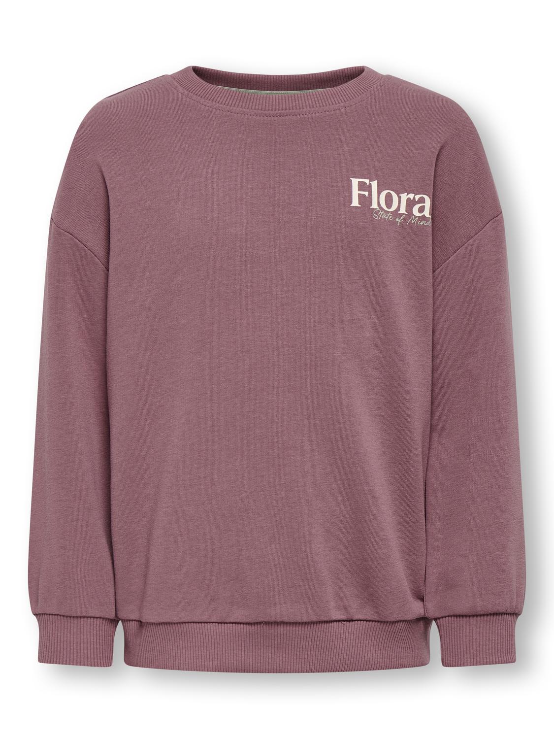 Sweat-shirt Kids mini girl Kmggeorgia life ls print ub swt noos