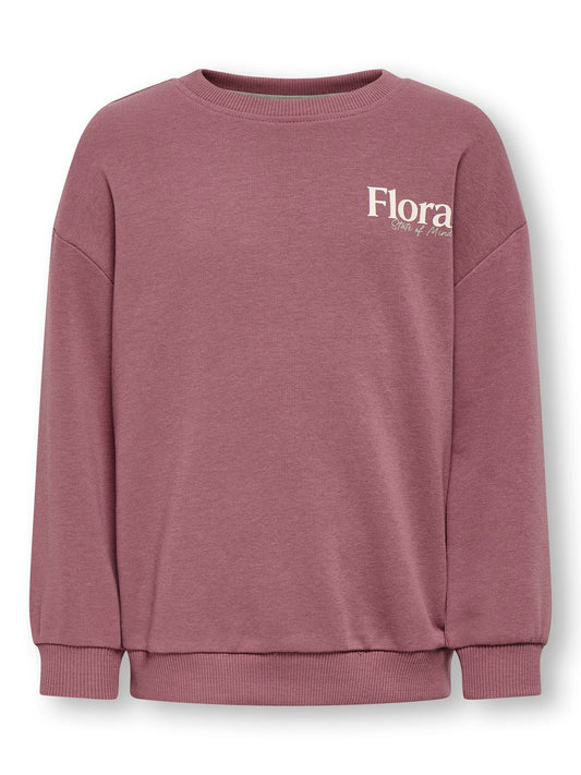 Sweat-shirt Kids mini girl Kmggeorgia life ls print ub swt noos