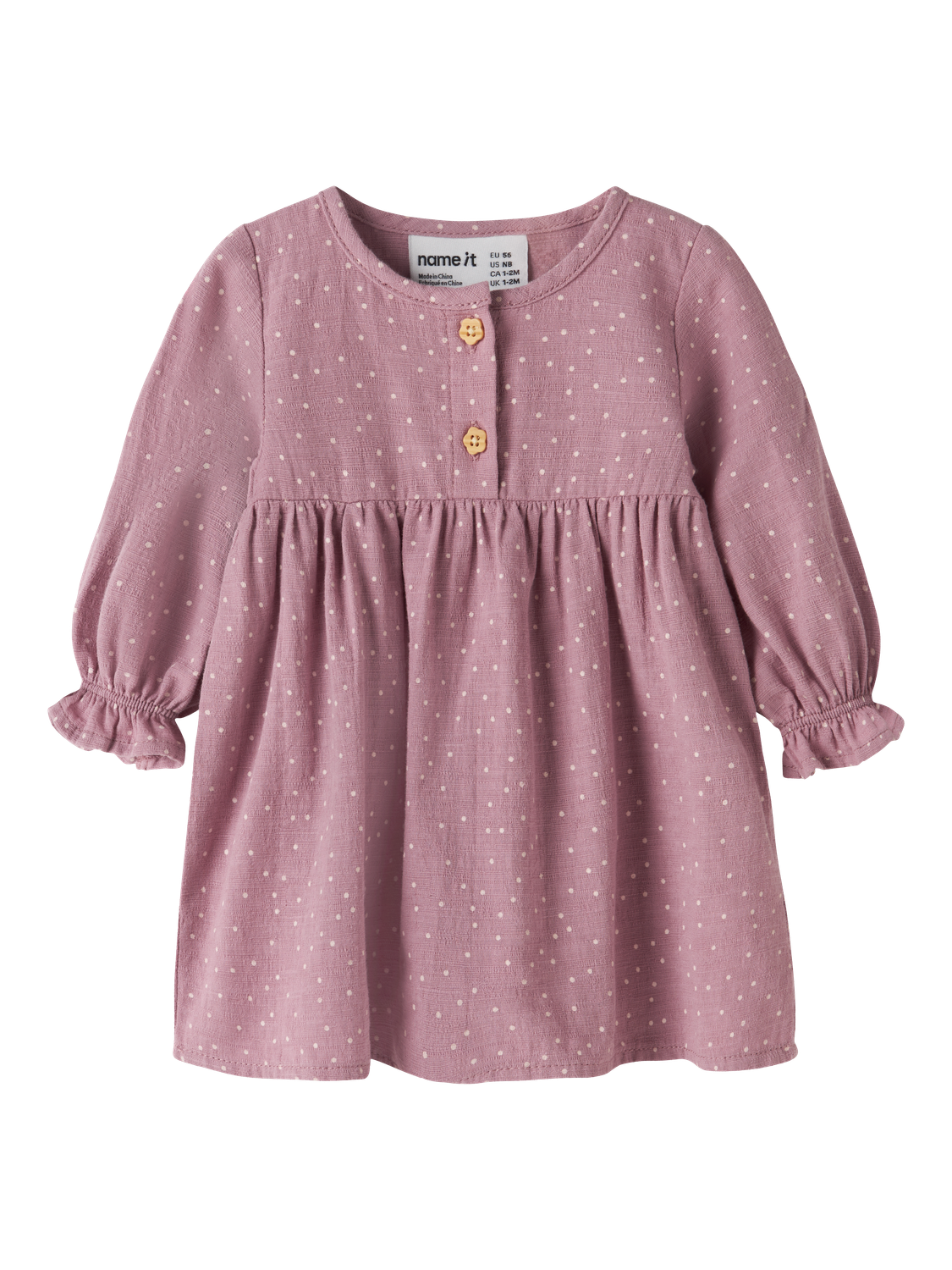 Robe courte-Name it baby-NBFLALOU LS DRESS
