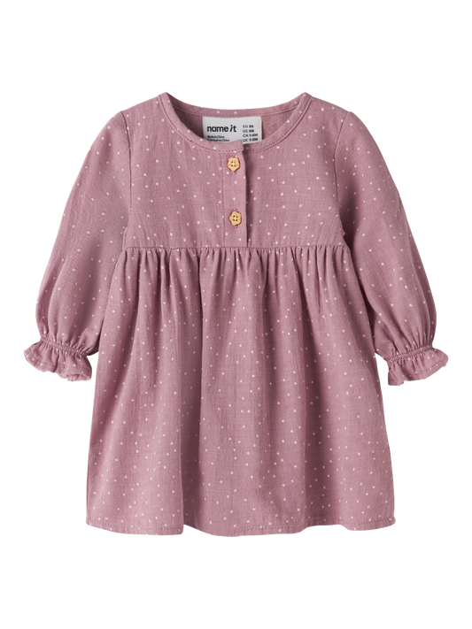 Robe courte-Name it baby-NBFLALOU LS DRESS