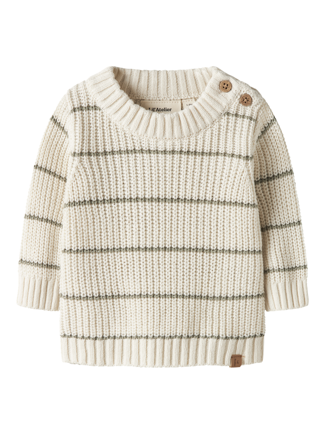 Haut en tricot Lil' atelier baby Nbmemlen ls knit stripe lil