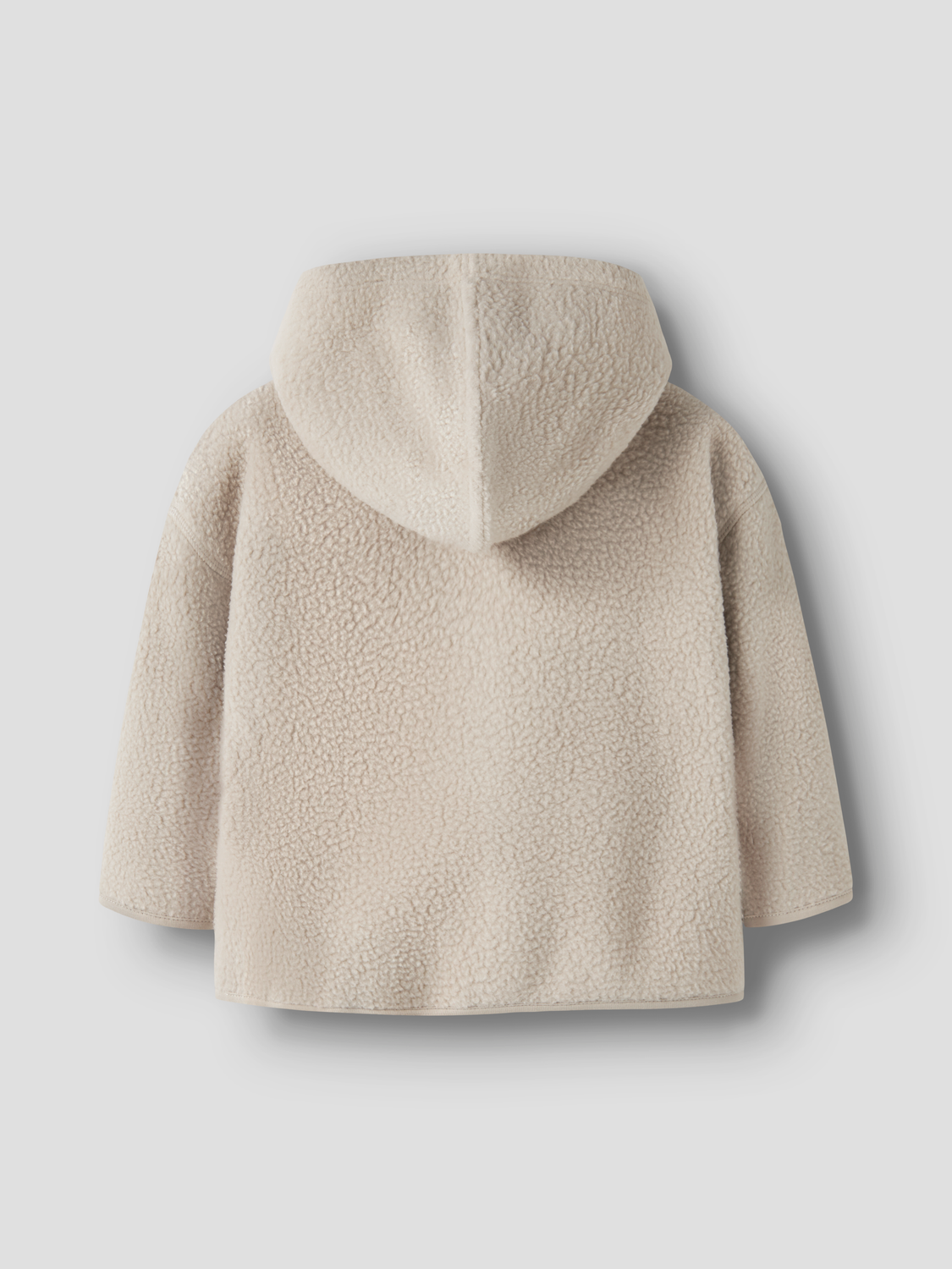 Cardigan en teddy oversize garçon enfant Name It Mini - Risa Beige fossile