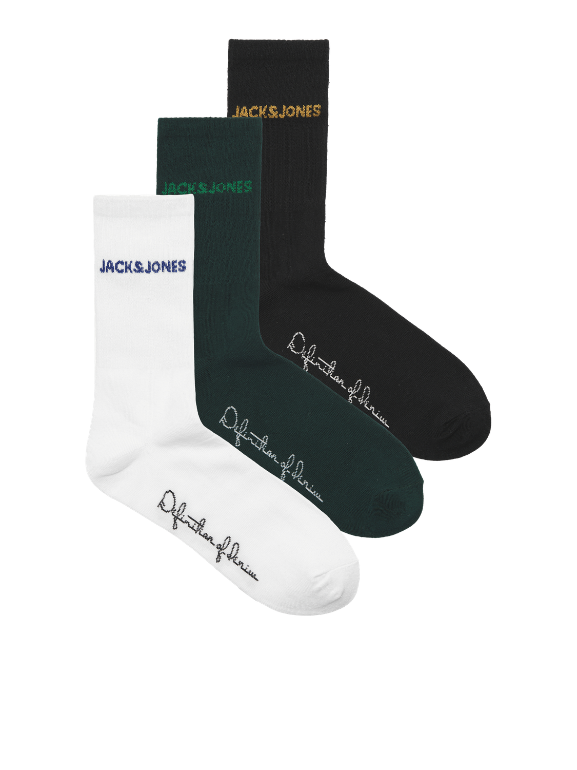 Chaussettes-Jack&jones junior-JACBRUNO TENNIS SOCKS 3 PACK JNR