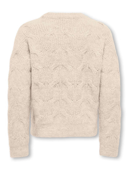Pull-overs Kids mini girl Kmgrosalin l/s o-neck pullover knt