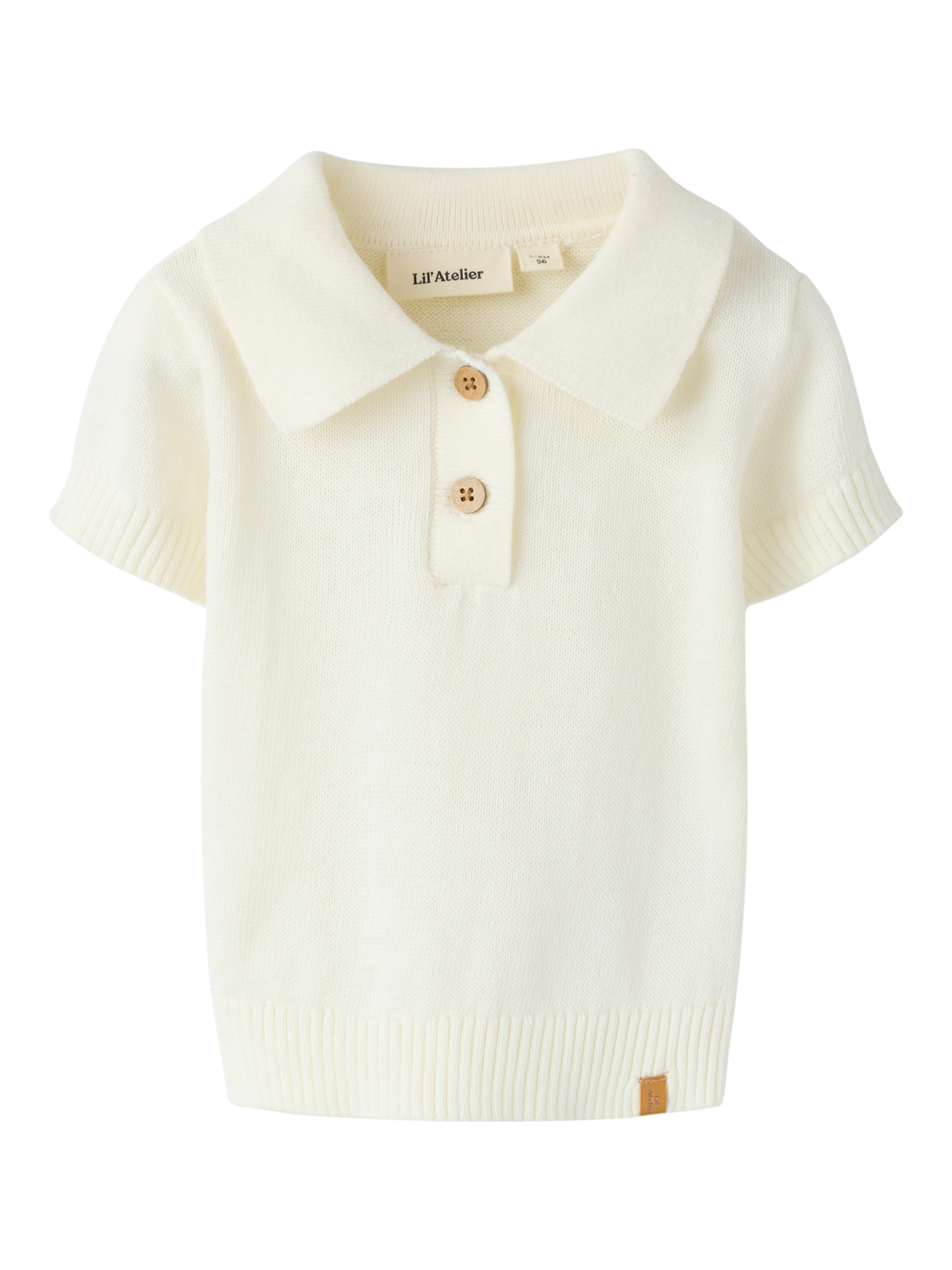 Polo en maille-Lil' atelier baby-Nbmhitos loose ss polo knit lil