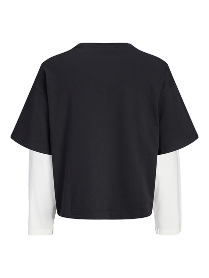 Sweat-shirt col rond garçon Jack & Jones Junior - Echo