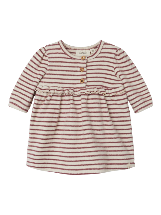 Robe midi Lil' atelier baby Nbfthoro ls body dress stripe lil