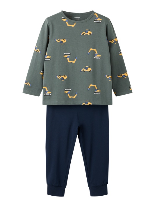Ensembles pyjama-Name it mini-NMMNIGHTSET EXCAVATOR NOOS