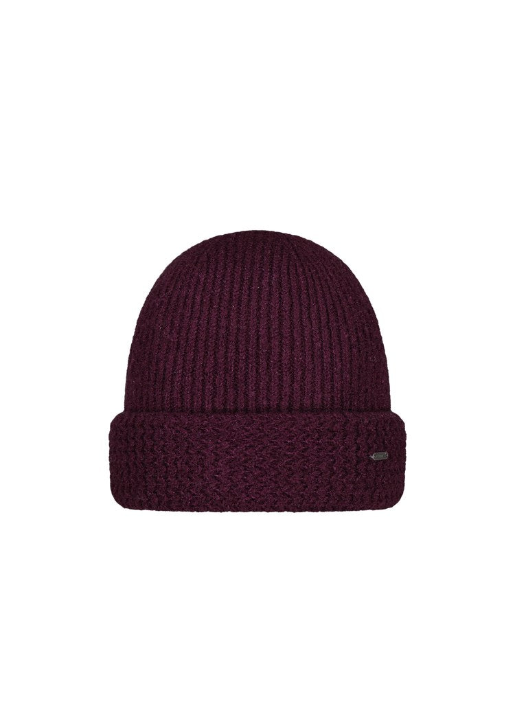 Bonnet enfant Barts - Shae Aubergine
