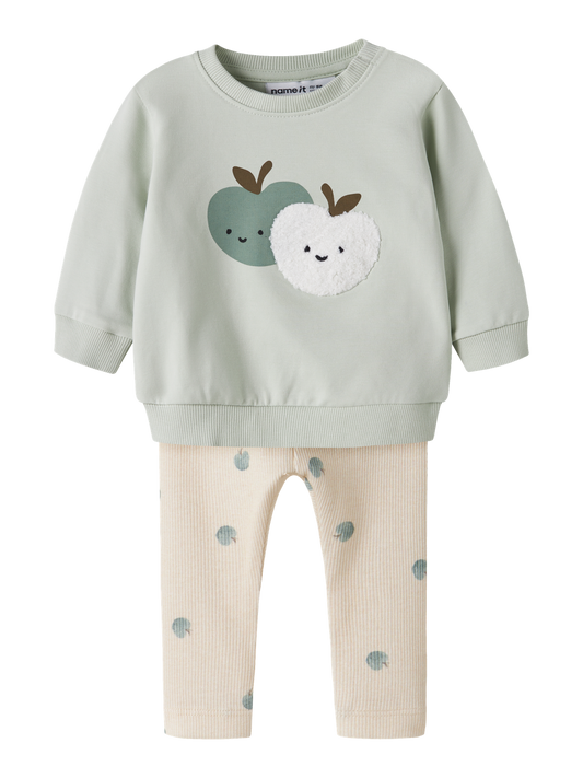 Sweat-shirt-Name it baby-Nbnfoappi ls sweat unb set