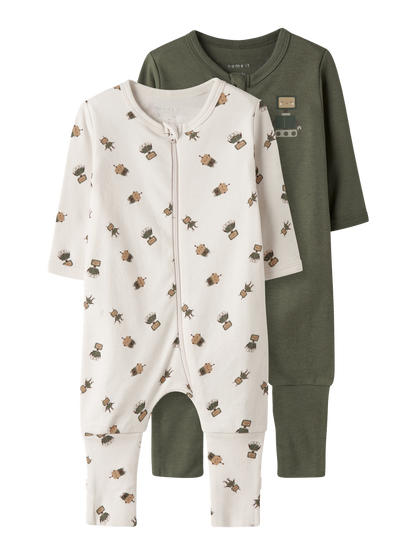 Pyjamas Name it baby Nbmnightsuit 2p zip ff robot noos
