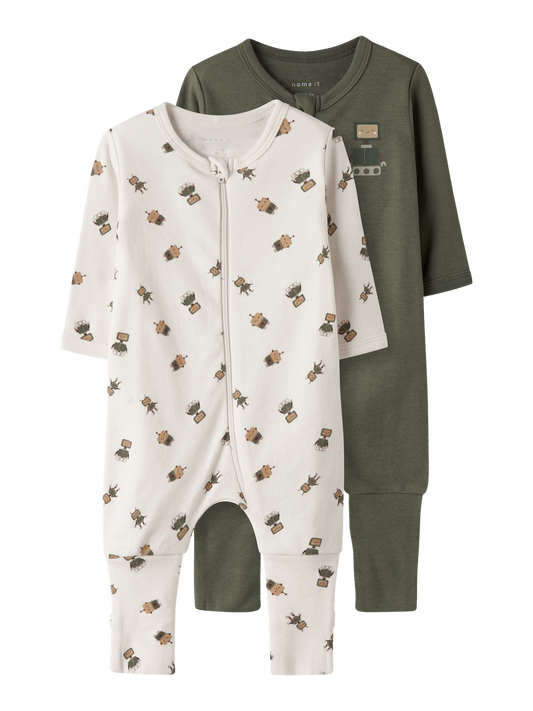 Pyjamas Name it baby Nbmnightsuit 2p zip ff robot noos