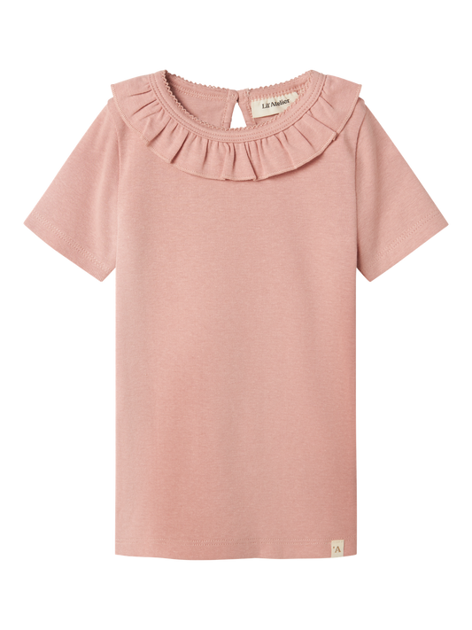 T-shirts Lil' atelier mini Nmflalo tan ss slim top lil