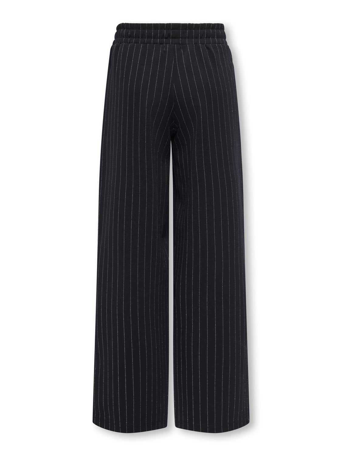 Pantalon wide rayures lurex fille Kids Only Girl - Vera