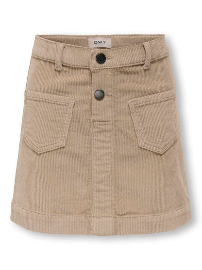 Jupe courte Kids only girl Kogamazing global hw cord skirt pnt noos