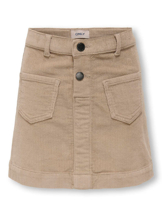 Jupe courte Kids only girl Kogamazing global hw cord skirt pnt noos