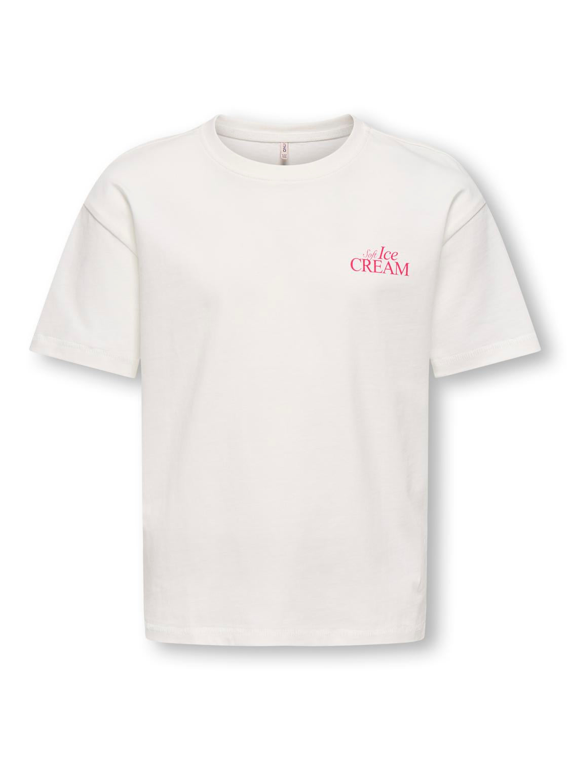 T-shirts Kids only girl Koghelen life s/s loose tee jrs noos