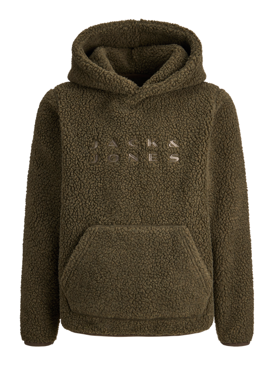 Sweat-shirt Jack&jones mini Jcoflare teddy sweat hood mni