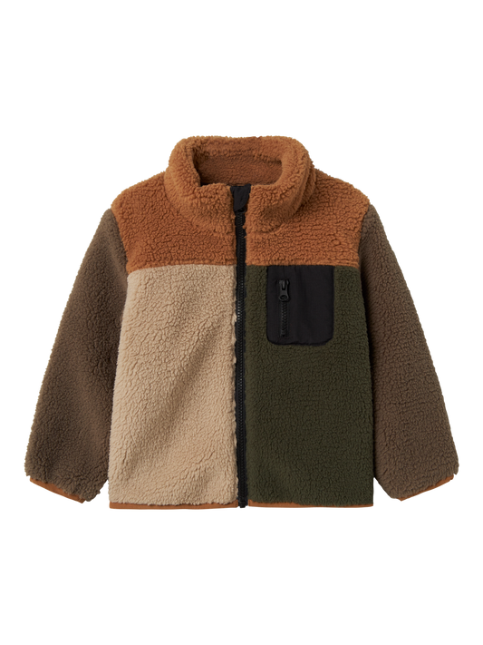Vestes Name it mini Nmmmonico teddy jacket block