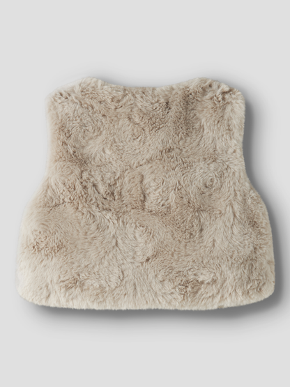 Gilet en fausse fourrure bébé fille Name It Baby - Nanis
