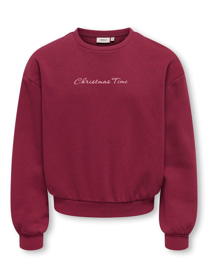 Sweat-shirt Noël fille Kids Only Girl - Elfie
