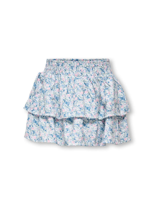 Jupe mini Kids mini girl Kmgbelle life layered smock skort wvn