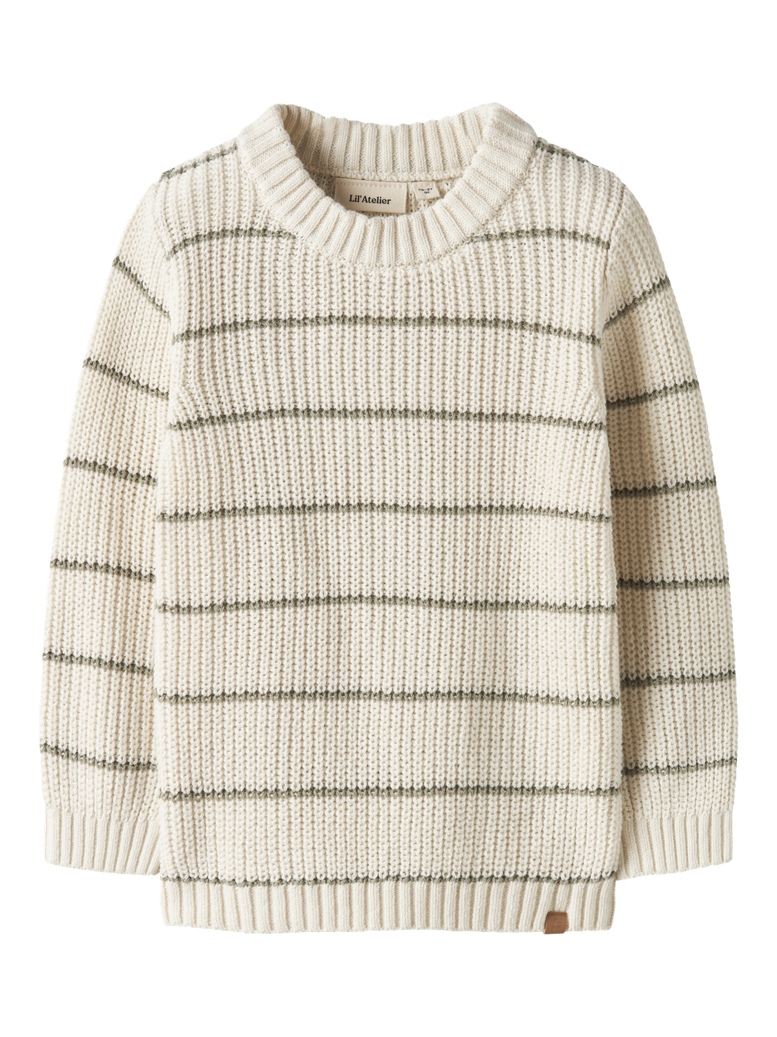 Haut en tricot Lil' atelier mini Nmmemlen ls knit stripes lil