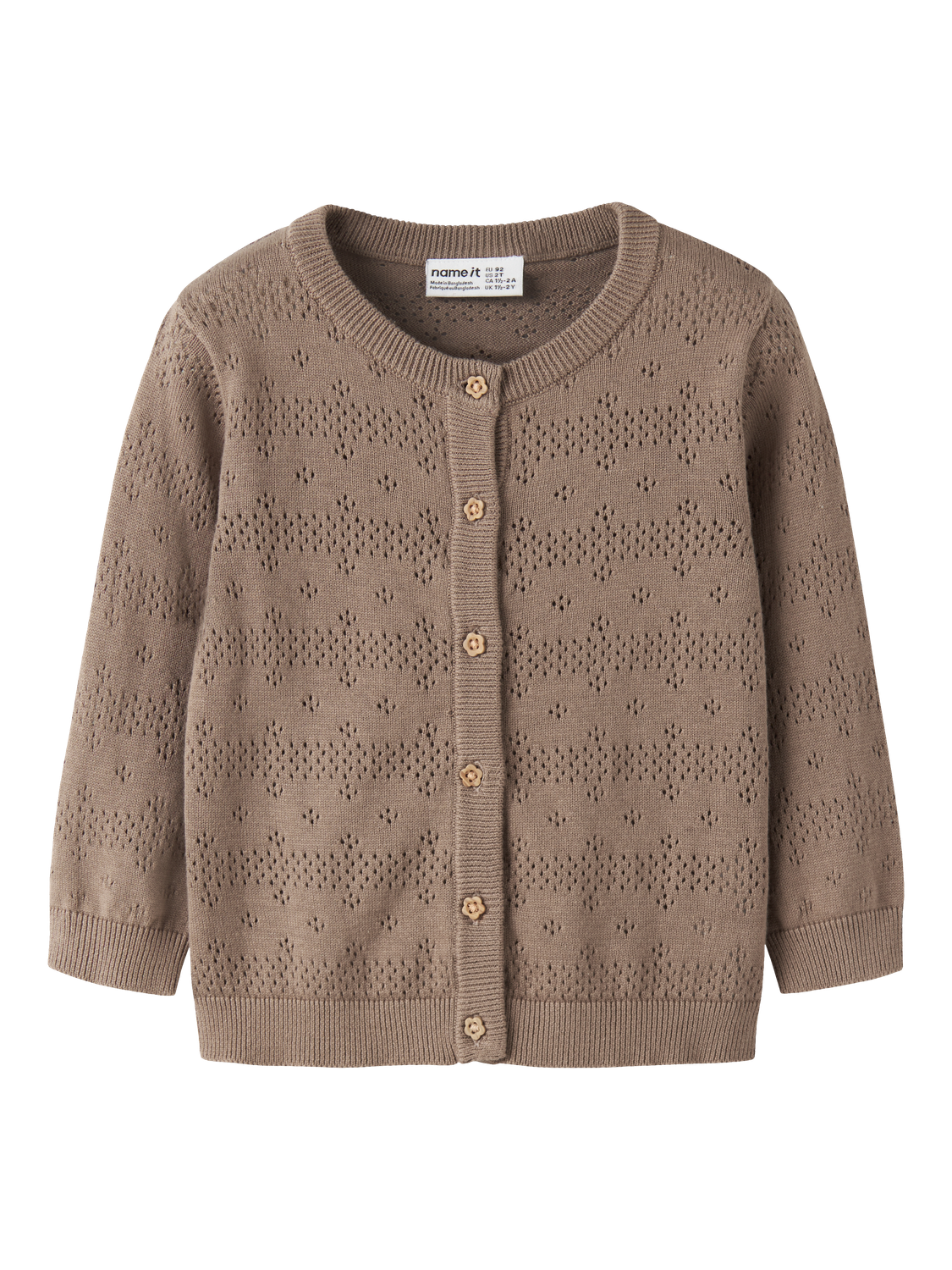 Cardigans en maille-Name it mini-Nmfkecia ls knit card