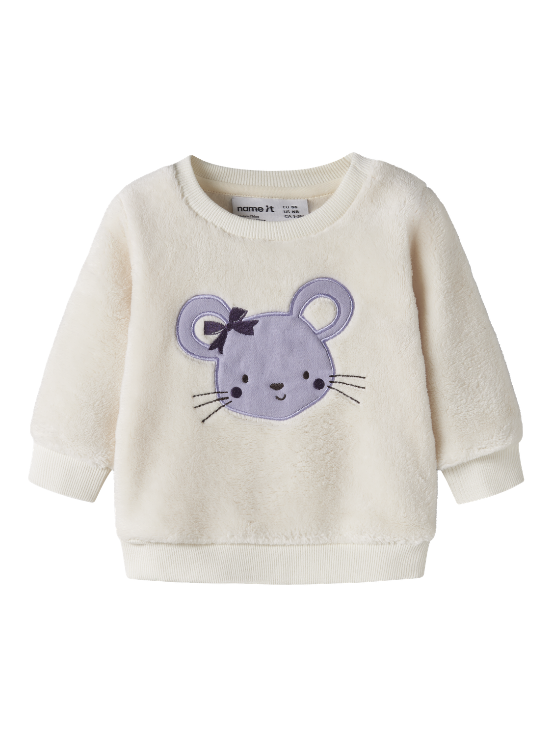 Sweat-shirt-Name it baby-NBFOLIVINE LS TEDDY BOX