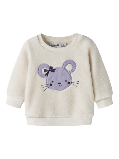 Sweat-shirt-Name it baby-NBFOLIVINE LS TEDDY BOX