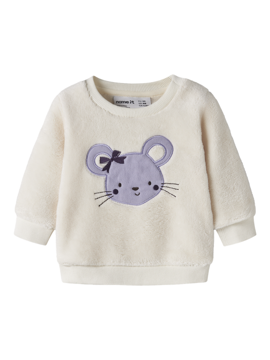 Sweat-shirt-Name it baby-NBFOLIVINE LS TEDDY BOX