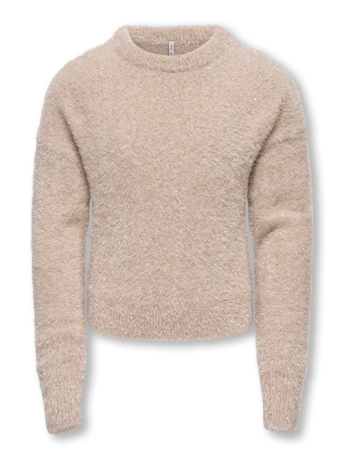 Pull-overs-Kids only girl-KOGPIUMO GLITTER L/S O-NECK KNT