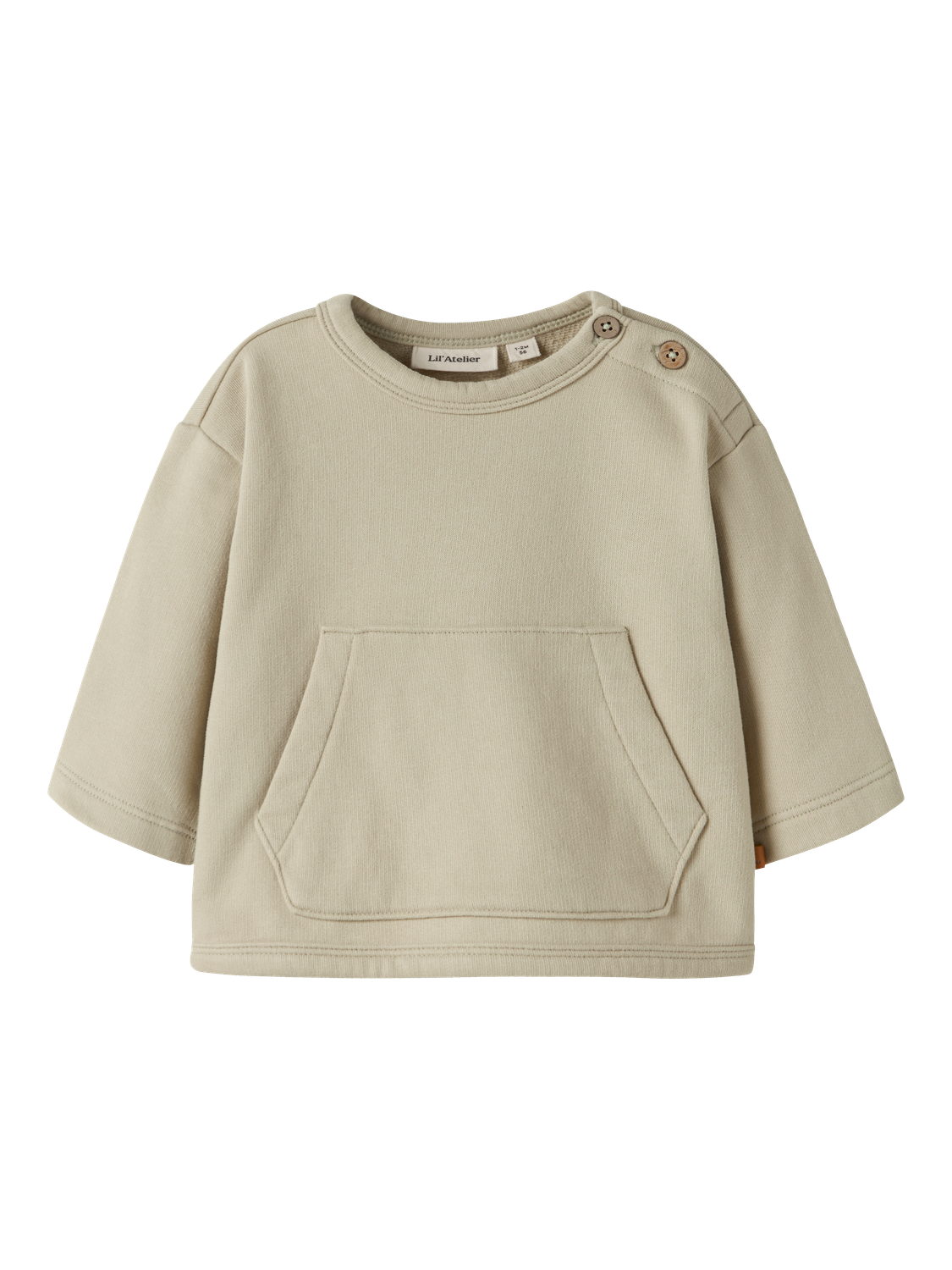 Sweat-shirt-Lil' atelier baby-NBMILONDON REA LS LOOSE SWEAT BRU LIL