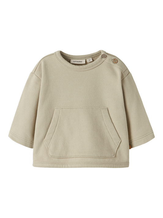 Sweat-shirt-Lil' atelier baby-NBMILONDON REA LS LOOSE SWEAT BRU LIL