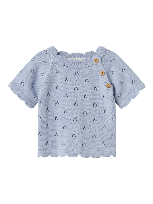 Haut en tricot Lil' atelier baby Nbfjola ss knit lil