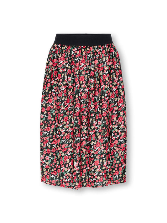 Jupe midi Kids only girl Kogeleme aop skirt cs jrs