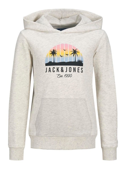 Sweat-shirt Jack&jones junior Jjpalm sweat hood jnr
