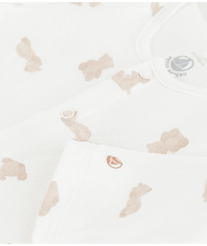 Dors-bien PETIT BATEAU Marshmallow/brun
